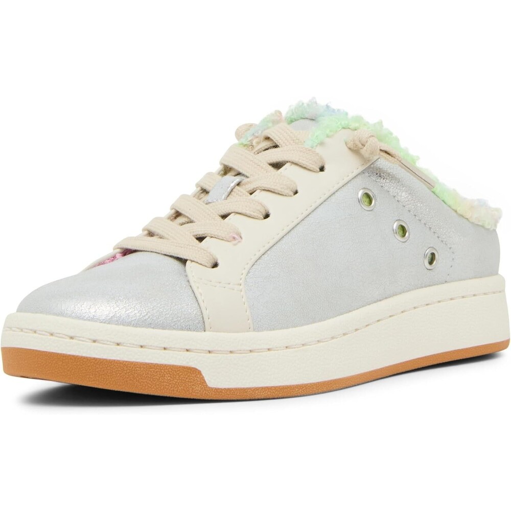 Steve Madden Girls' Navi Sneaker Silver Little Kid Size 1